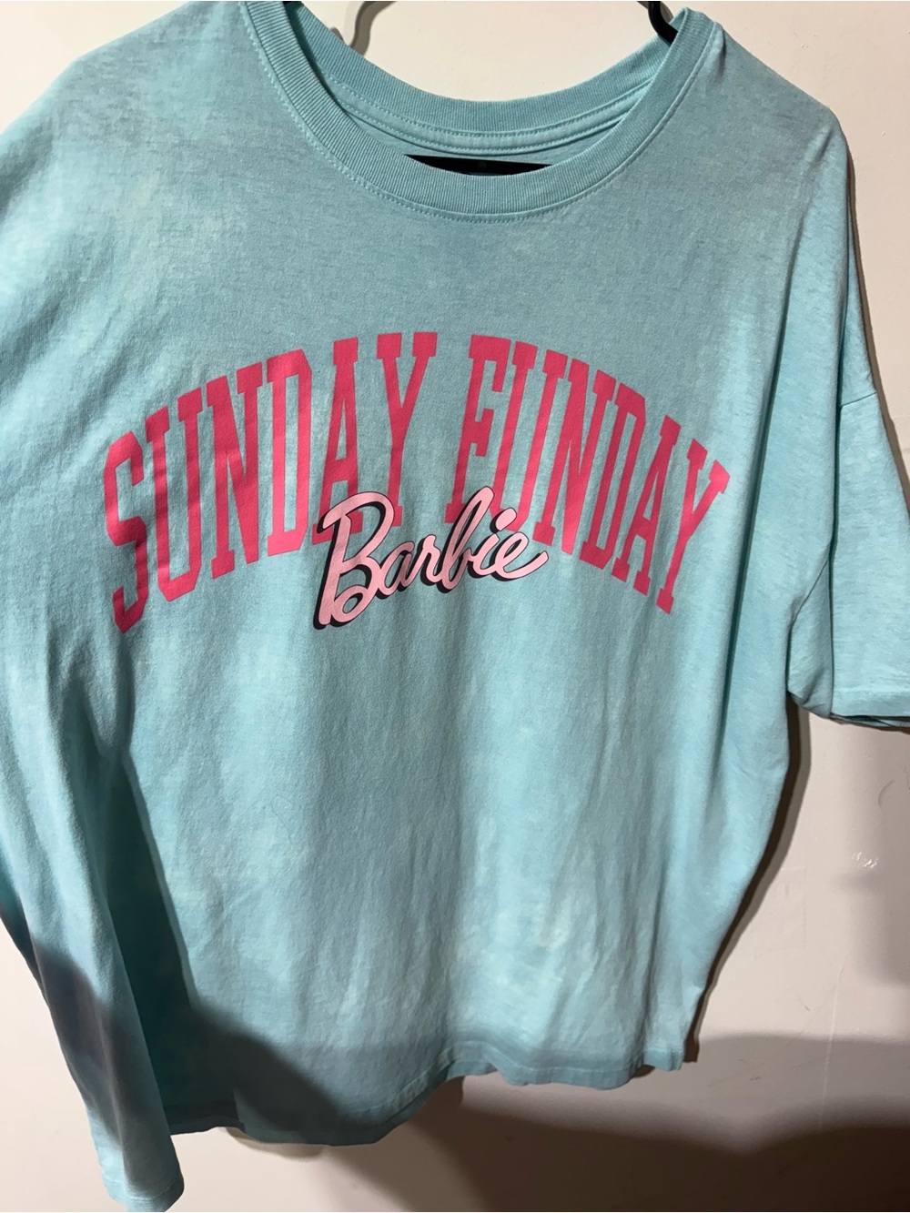 Sunday Funday Barbie Graphic Tee - Oversized Size 1x